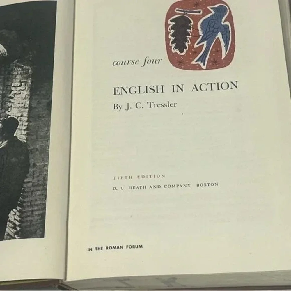English in Action Fifth Edition Tressler Course IV JC Tressler Vintage 1950